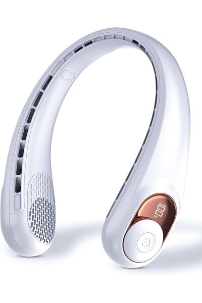 Morvena Picks Ventilator personal cu afișaj LED, pentru călătorii, ventilator...