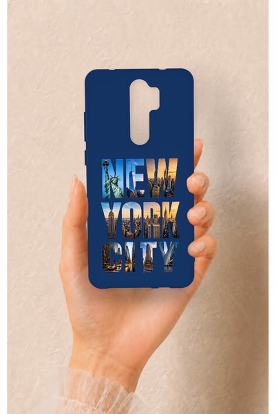 Vip Case Redmi Note 8 Pro Compatible New York City Patterned Silicone Case