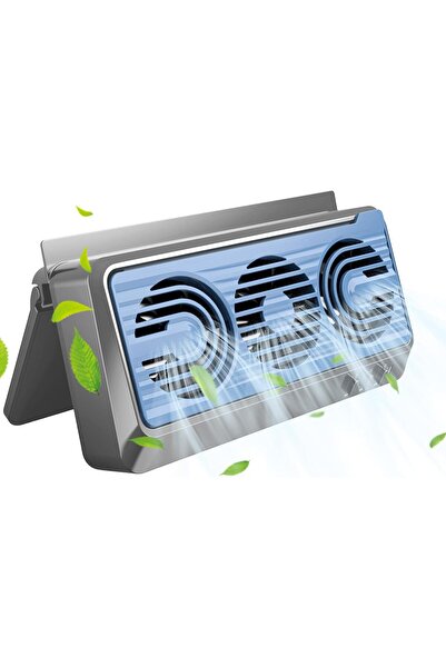Morvena Picks Ventilator auto pentru geam, alimentat solar, 180 °   rotativ c...