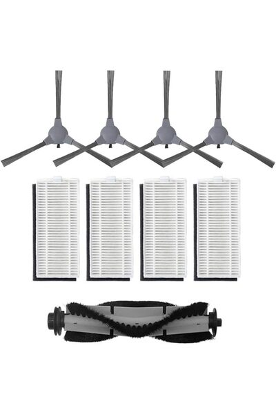 OEM Kit de 9 filtre cu perie rotativă pentru aspirator Coredy R3500S R550 R50...