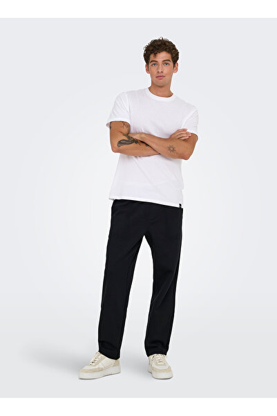 Only & Sons Siyah Erkek Sweatpant 22031973 ONSCONNOR PANTS SWEAT NOOS