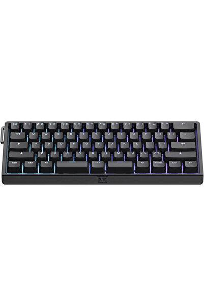 Wooting 60HE v2 Lekker Tikken Medium Hall Effect Manyetik Switch Gaming Klavy...