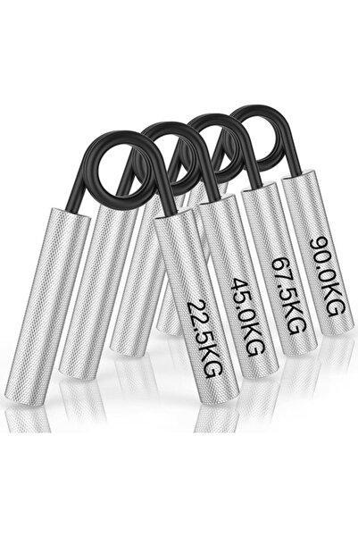 Morvena Picks Set de 4 întăritori de prindere cu mâner metalic, 22.5-157.5 kg...