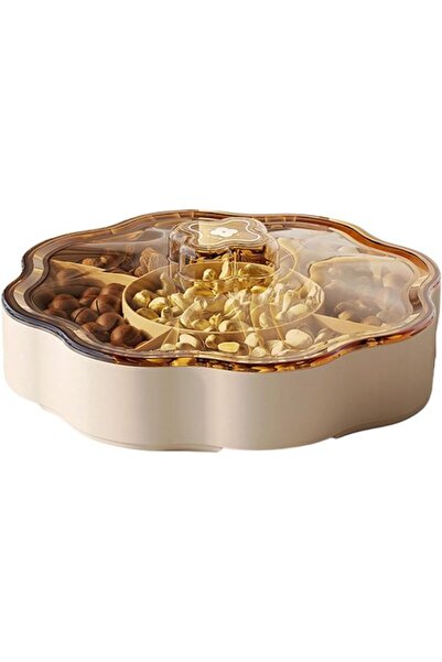 Morvena Picks Cutie de bomboane cu cinci compartimente, borcan elegant pentru...