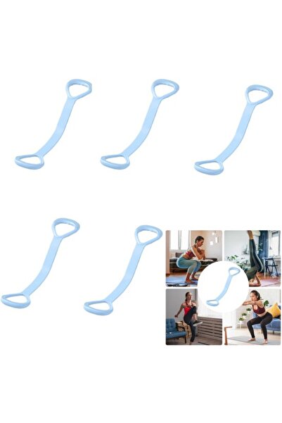 Morvena Picks Set de 5 benzi de rezistență pentru fitness cu mânere, pentru y...