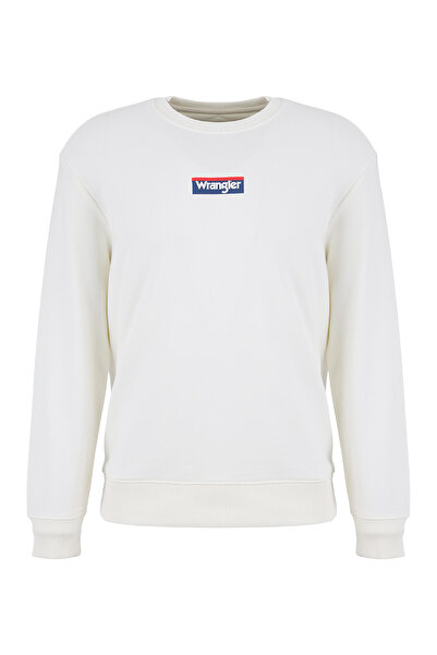 WRANGLER Beyaz Erkek Sweatshirt W2620152