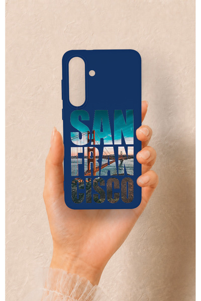 Vip Case Samsung S25Fe Compatible San Francisco Patterned Silicone Case