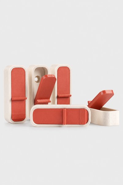 Koza Home Piko Kırmızı Katlanabilir Modern Minimalist Çanta, Anahtar, Kıyafet...
