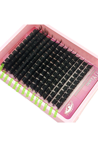Choice7 MIX 0.07mm dd Fluffy200D 8D Eyelash Clusters Fluffy Lash Clusters Thi...