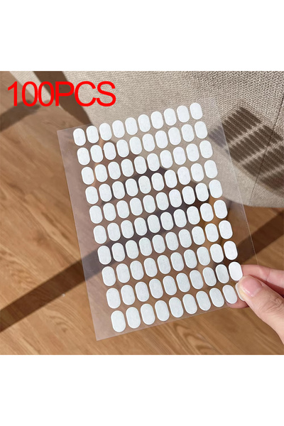 Choice1 100Pcs 100/300Pcs Nail Art Display Stand Double Sided Nail Tape Trans...