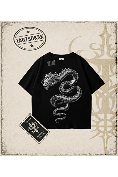 Tarzsokak Dragon Oversize Unisex Majica
