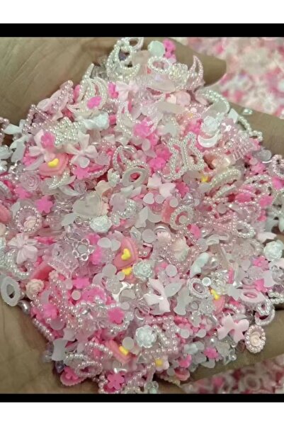 Choice 305pcs 305PCS Random Pink Mixed Resin Charms Flatback Cabochons Bow He...