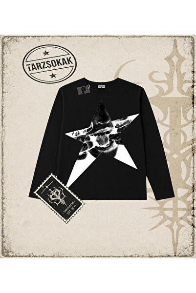 Tarzsokak Gotik & Grunge STREETWEAR RETRO STAR GRIL Long Sleeve