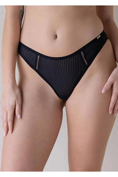 KLEO Chiloti brazilieni dama, Kleo, Cinema, XL, negru, din microfibra moale c...