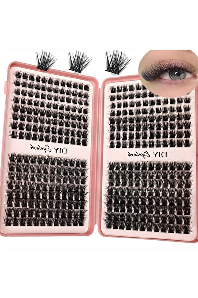 Choice Model 1 D Curl Lash Book Mixed Length 8-16mm 240Pcs Lash Clusters Indi...