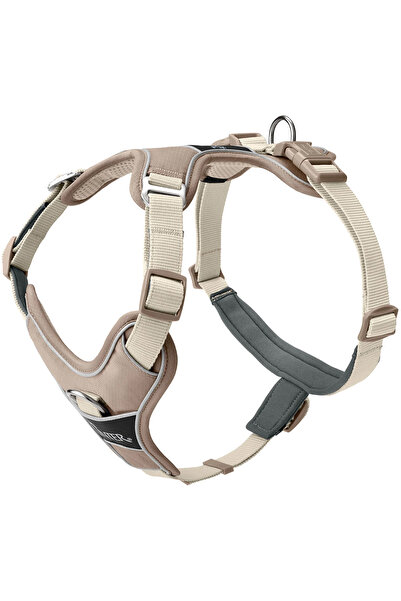 Hunter Köpek Göğüs Tasması Harness Divo Up Krem 56-73/M
