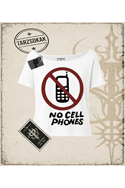 Tarzsokak Gotička i grunge ulična odjeća BEZ MOBILNIH TELEFONA Majica sa lađa...