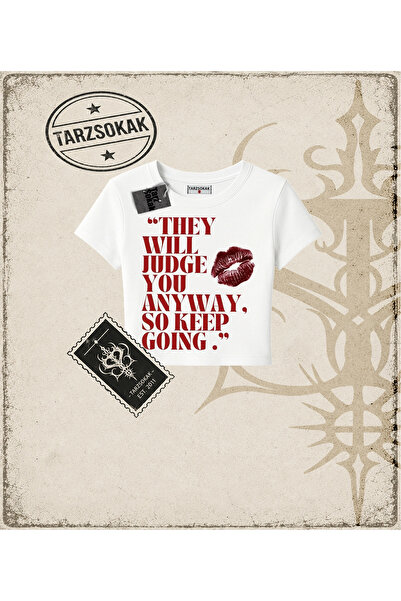 Tarzsokak Gothic & Grunge ULIČNA ODEĆA ONI ĆE SUDITI Baby Tee