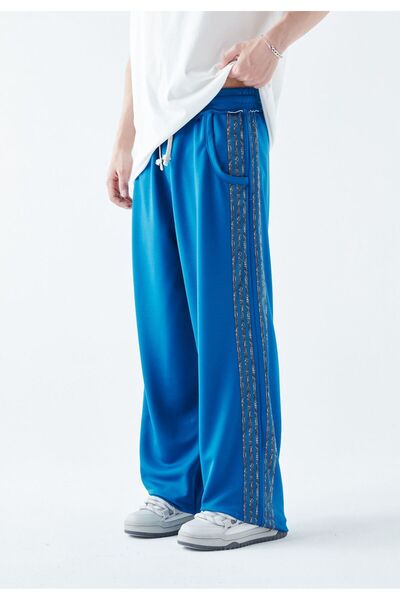S13 Store Şerit Detaylı Baggy Eşofman Altı