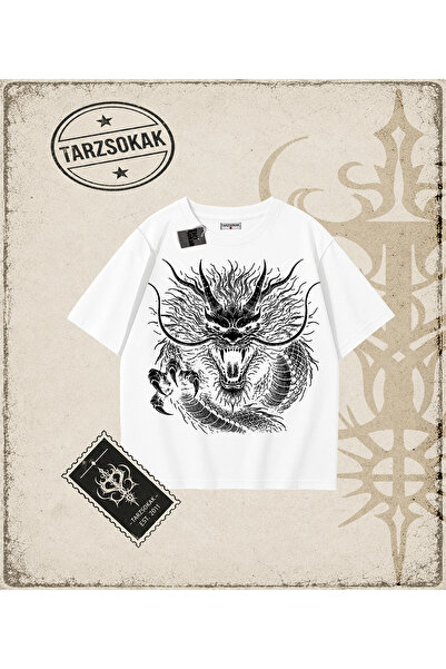 Tarzsokak Dragon Oversize Unisex Majica
