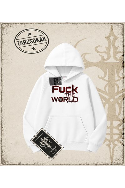 Tarzsokak Gothic & Grunge ULIČNA ODEĆA FUCK THE WORLD_22 Dugi rukav