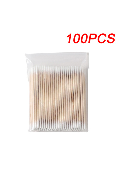 Choice White 100Pcs 100/1000Pcs Double-Ended Cotton Swabs Fine Pointed Tips f...