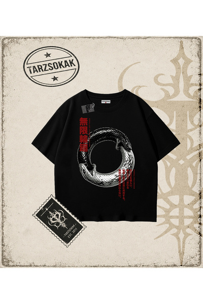 Tarzsokak Gothic & Grunge STREETWEAR INFINITE SNAKE majica