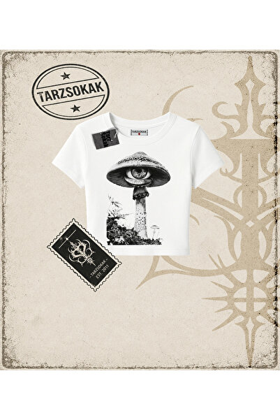 Tarzsokak Gotička i grunge ulična odjeća MUSHROOM dječja majica