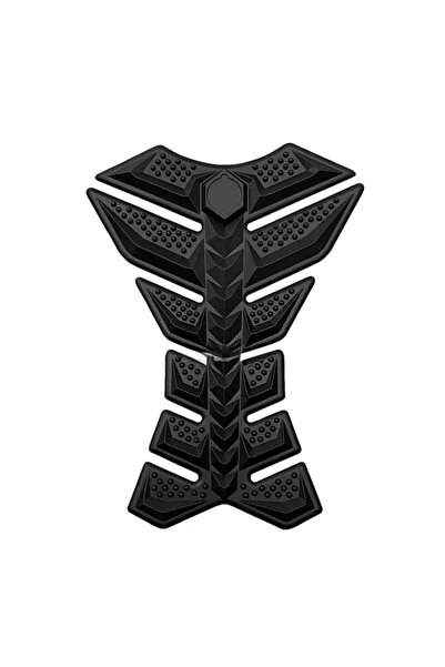 Choice Black Universal Fuel Tank Sticker for Motorcycle Tank Pad 3D Fish Bone...