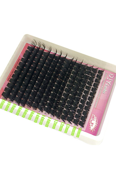 Choice MIX 0.07mm dd Fluffy150D 8D Eyelash Clusters Fluffy Lash Clusters Thic...