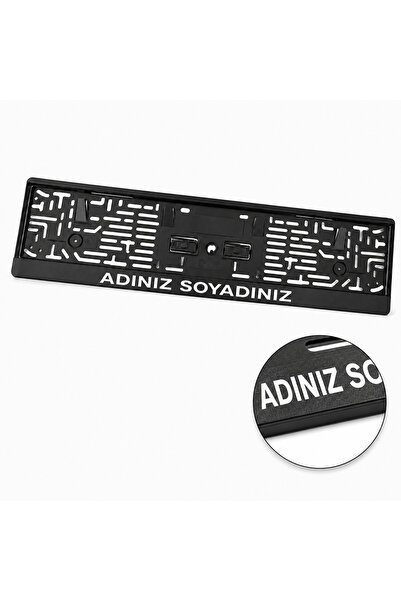 arslart Kişiye Özel İsim Yazılı Araç Plakalığı UV Baskılı Oto Plaka Çerçevesi