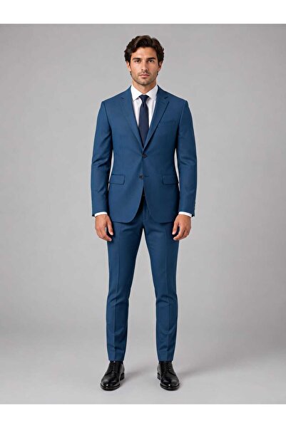 Cambridge SlimFit 140's Koyu Mavi Takım Elbise Beden:46-48-50-52-54-56-58-