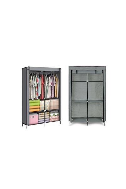 Selgot Dulap Textil Cu Rafturi Pentru Haine Si Incaltaminte, Dimensiune 106×4...