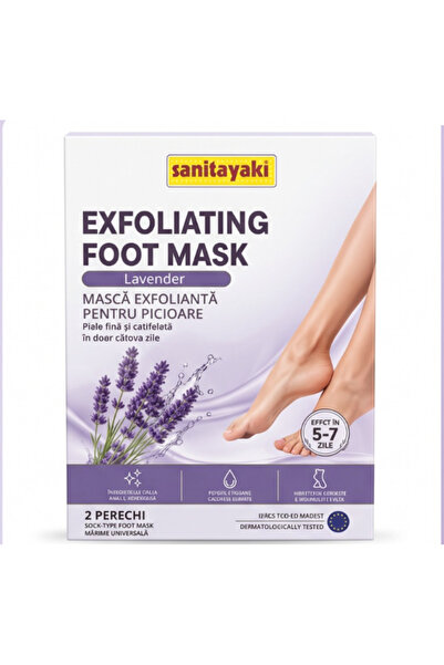 sanitayakı Mască exfoliantă pentru picioare – Șosete de îngrijire a picioarel...