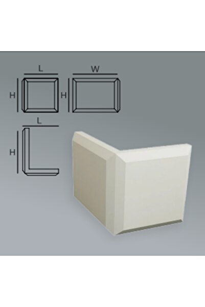 ELEGANCE DECOR Coltar exterior ET07A-25x3.5x25x35cm