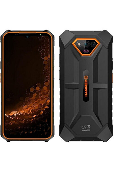 Hammer Iron V Διπλή SIM (6GB/64GB) Ανθεκτικό Smartphone Πορτοκαλί