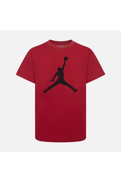 JORDAN Tricou roșu pentru copii Jumpman unisex - 952423-R78