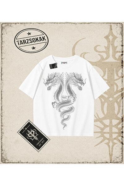 Tarzsokak Dragon Oversize Unisex Majica