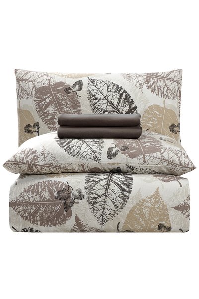 First Choice Astero 100% Cotton Flannel Single Duvet Cover Set