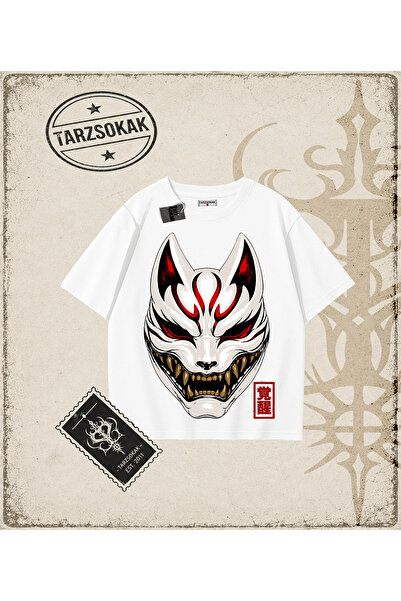 Tarzsokak KITSUNE Oversize Unisex Majica