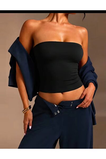 sayina Μαύρη Μπλούζα Staraplez Body Atlet Crop