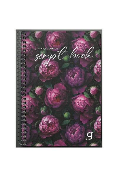 Gıpta SCRIPT BOOK SPİRALLİ SERT KAPAK 17x24 80YP.ÇİZGİLİ DEFTER 8406 - TEKLİ