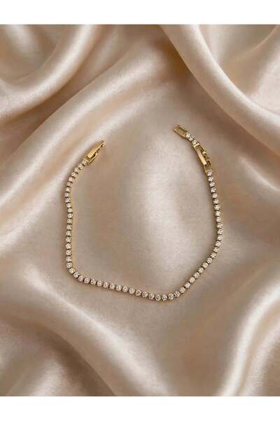 XP Xuping jewelry 14 ayar altın kaplama su yolu kadın çelik bileklik suya day...