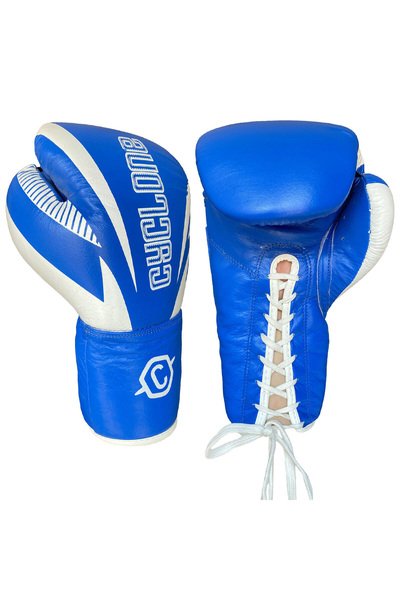 CYCLONE Legion Genuine Leather Lace-Up Boxing and Kickboxing Gloves