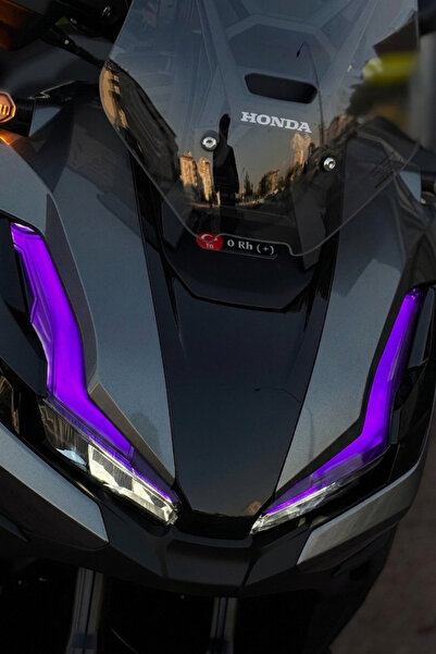 Banxtre Honda ADV 350 için Hazır Kesim Far Renklendirme Far Sticker (2022-202...