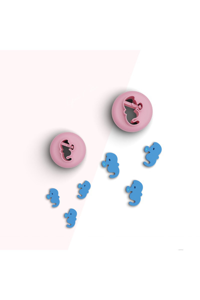 flament aşk Sea Horse Mini Polymer Clay Cutting Mold,Jewelry Molds, Cake Mold...
