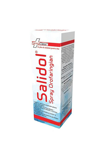FarmaClass Οροφαρυγγικό σπρέι Σαλιδόλ Φάρμα Κλας, 30 ml