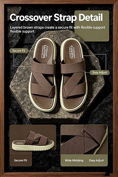 Amity Footwear KSA عرض ترويجي جديد لفترة محدودة: صنادل رياضية للرجال، خفيفة ا...