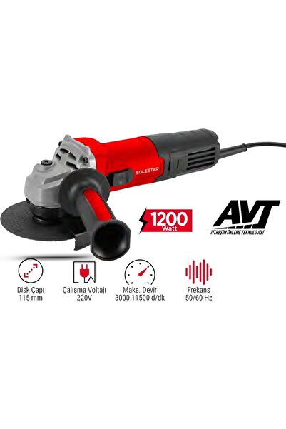 AVUÇ TAŞLAMA MAKİNASI 115 MM (1200 W)