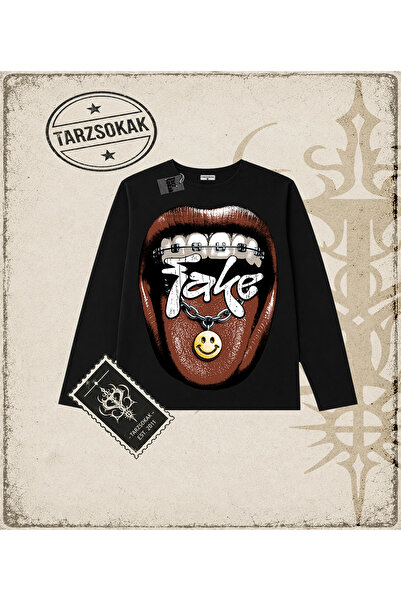 Tarzsokak FAKE Oversize unisex majica dugih rukava